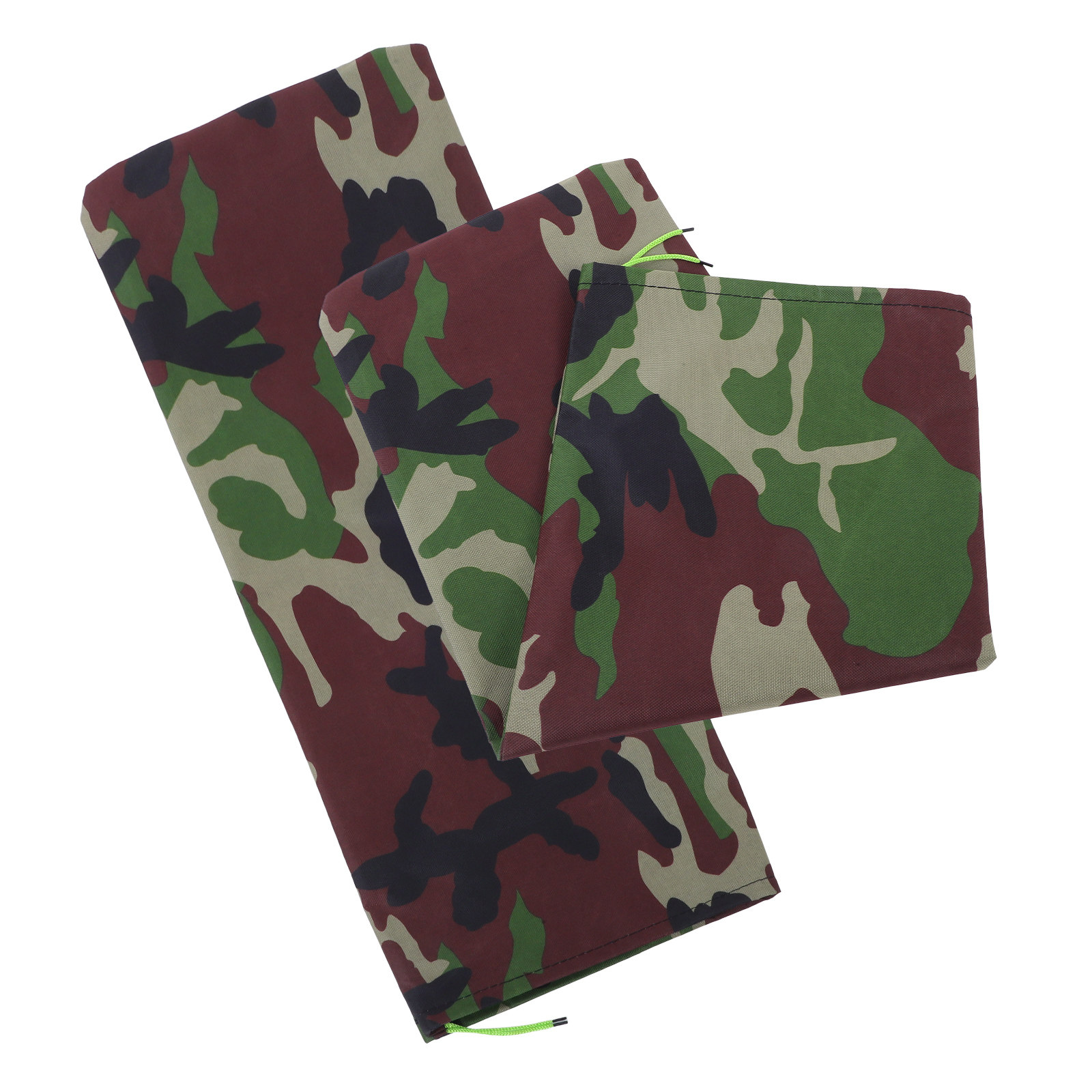 Flood Barrier Bag - ถุงทรายกันน้ำลายพราง 2 ชิ้น ผ้าอ็อกซ์ฟอร์ดทนทาน ใช้ซ้ำได้ พร้อมเชือกรูด