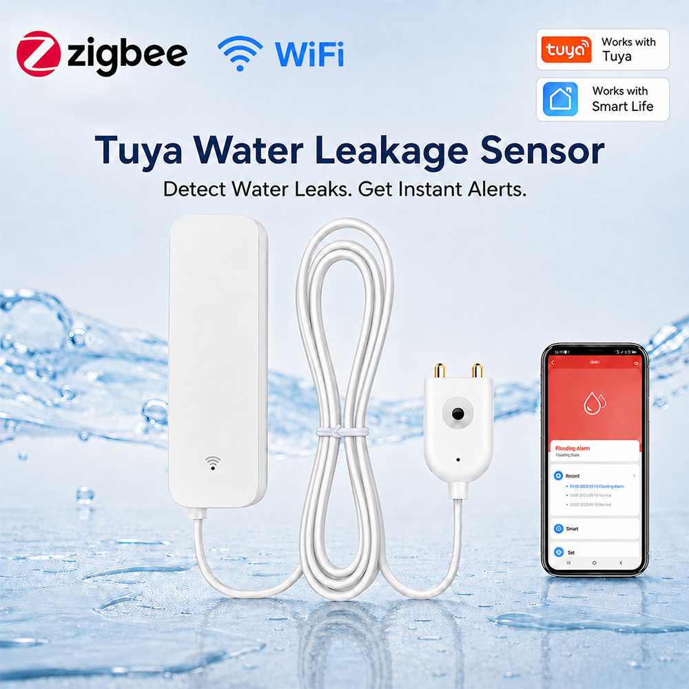 เซ็นเซอร์ตรวจจับน้ำรั่วซึม Zig - Water Alarm Sensor บทวิจารณ์และราคา